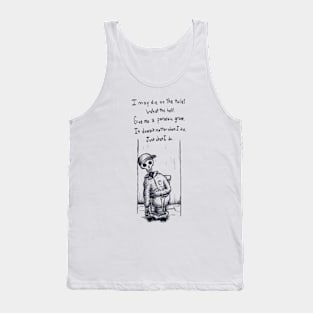 Toilet Poetry Tank Top